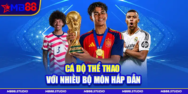 Cá độ thể thao với nhiều bộ môn hấp dẫn